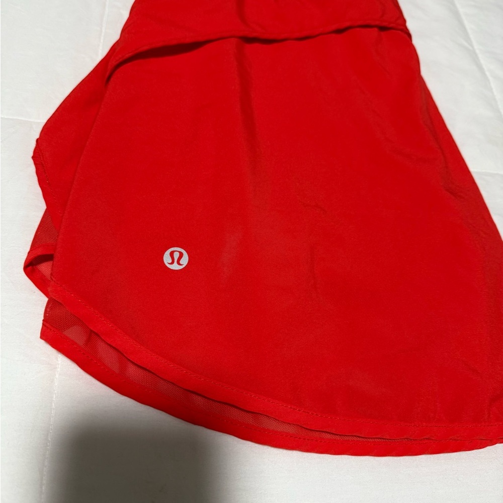 Lululemon Athletica Bold Red Mini Skirt